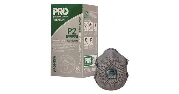 ProChoice ProMesh Respirator P2 With Valve Active Carbon Filter