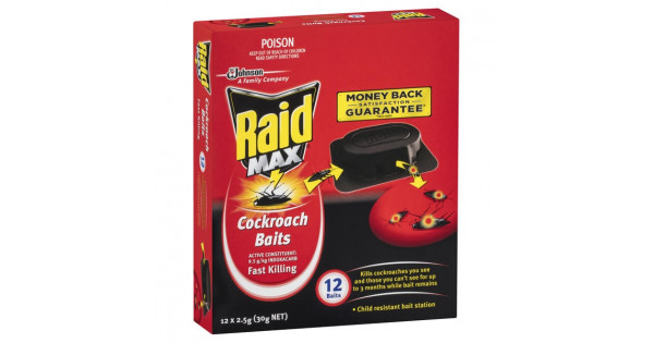 Raid® Max Cockroach Baits 12 pack